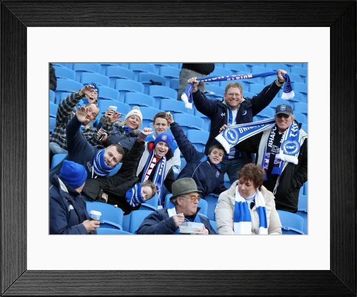 Framed Print : Brighton & Hove Albion vs. Leicester City (2012-13 Season): A Home Game Recap - 6th April 2013 Framed Print : Brighton & Hove Albion vs. Leicester City (2012-13 Season): A Home Game Recap - 6th April 2013
