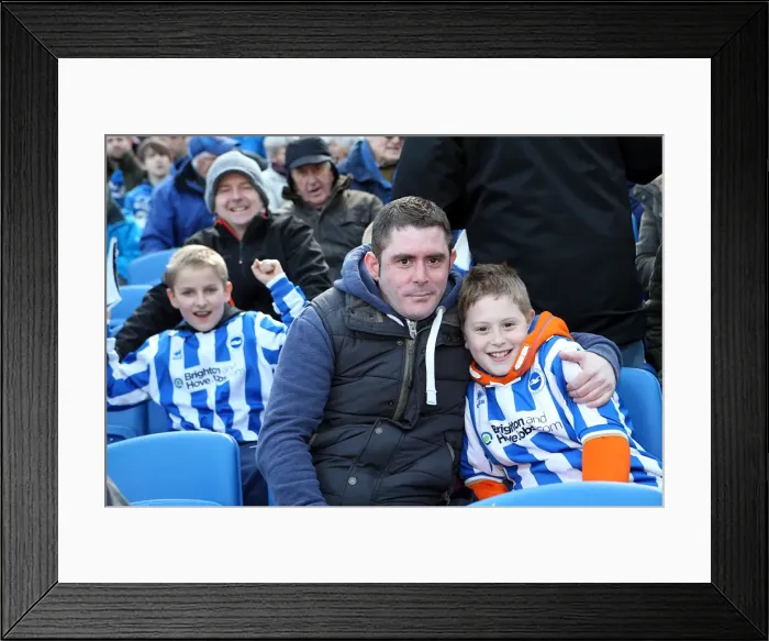 Framed Print : Brighton & Hove Albion: The Electric Amex Crowd (2012-2013)