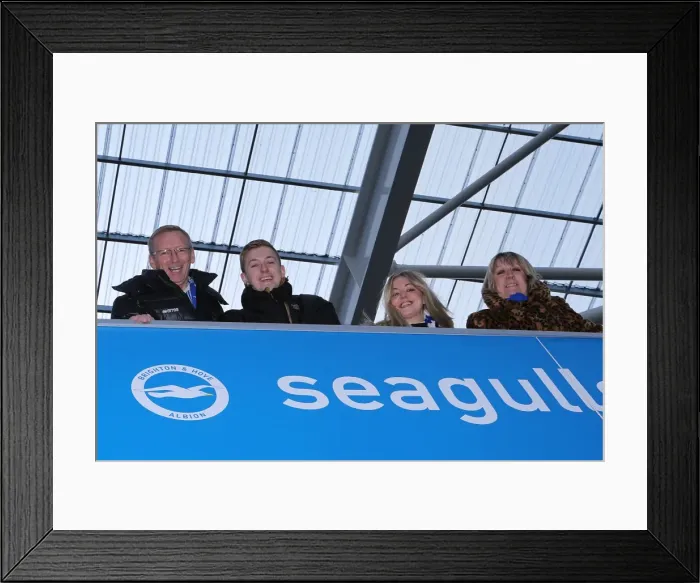 Framed Print : Brighton & Hove Albion vs Leicester City (2012-13): A Glance at the Past - Home Game Framed Print : Brighton & Hove Albion vs Leicester City (2012-13): A Glance at the Past - Home Game