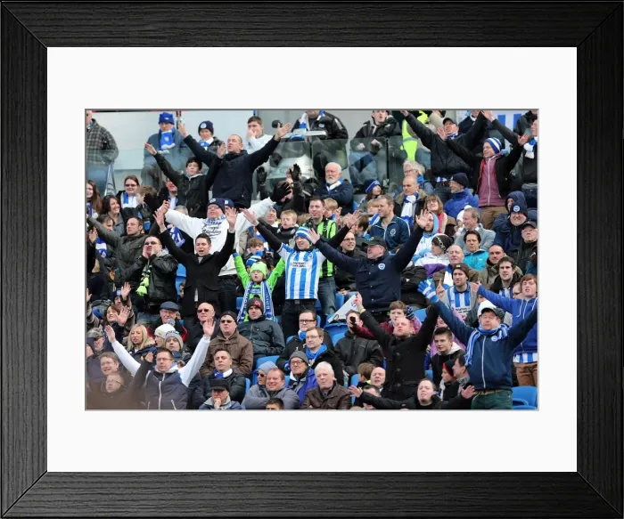 Framed Print : Brighton & Hove Albion vs. Leicester City (06-04-2013): A Glimpse into the 2012-13 Home Season Framed Print : Brighton & Hove Albion vs. Leicester City (06-04-2013): A Glimpse into the 2012-13 Home Season