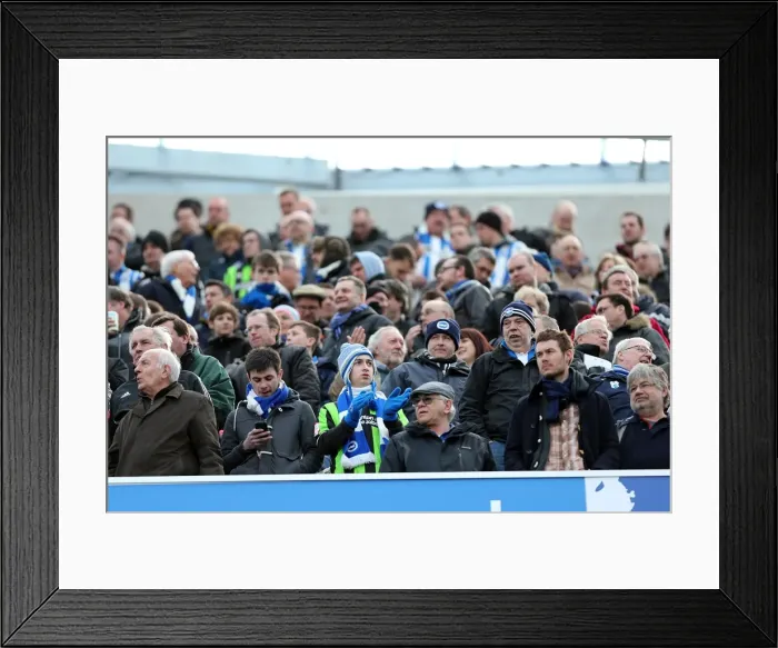 Framed Print : Nostalgic Look Back: Brighton & Hove Albion vs. Leicester City (06-04-2013) - A Memorable Home Game from the 2012-13 Season Framed Print : Nostalgic Look Back: Brighton & Hove Albion vs. Leicester City (06-04-2013) - A Memorable Home Game from the 2012-13 Season