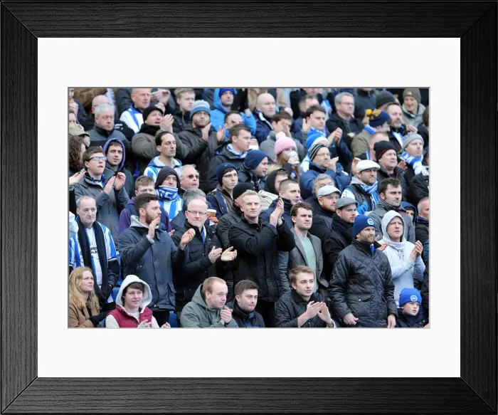 Framed Print : Brighton & Hove Albion vs. Leicester City (06-04-2013): A Glance at a Past Season's Game Framed Print : Brighton & Hove Albion vs. Leicester City (06-04-2013): A Glance at a Past Season's Game