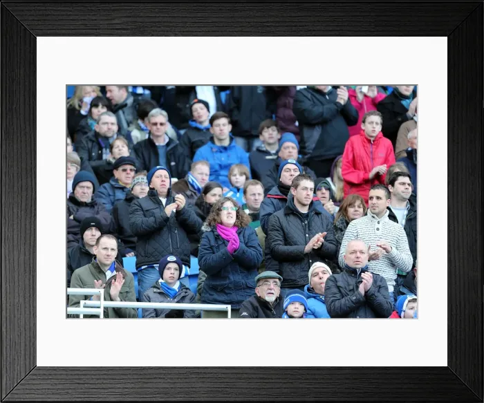 Framed Print : Brighton & Hove Albion vs. Leicester City (2012-13 Season) - A Past Home Game Framed Print : Brighton & Hove Albion vs. Leicester City (2012-13 Season) - A Past Home Game