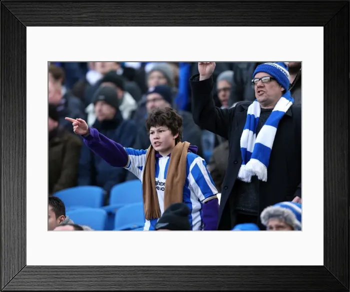 Framed Print : A Nostalgic Look Back: Brighton & Hove Albion vs. Leicester City (06-04-2013) - Season 2012-13 Home Game Framed Print : A Nostalgic Look Back: Brighton & Hove Albion vs. Leicester City (06-04-2013) - Season 2012-13 Home Game