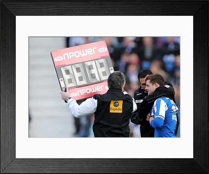 Framed Print : Brighton & Hove Albion vs Leicester City (2012-13): A Past Season's Home Game
