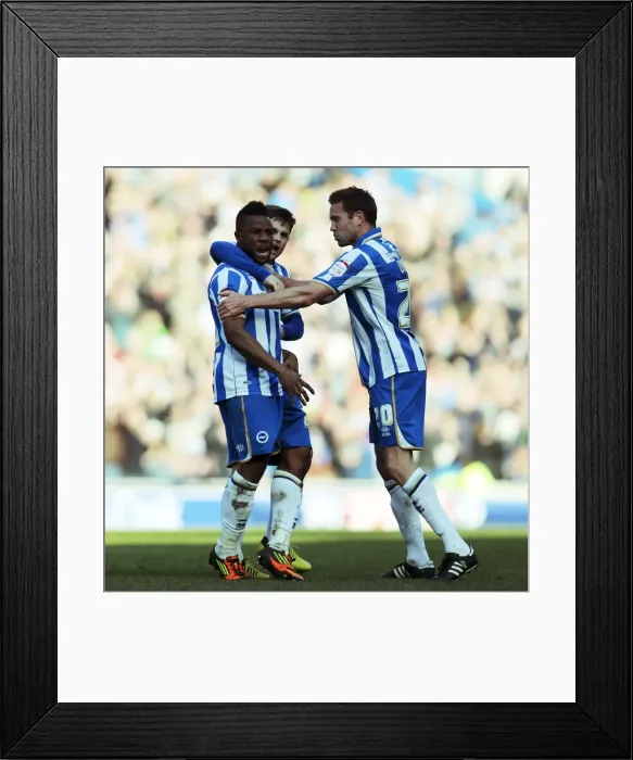 Framed Print : Brighton & Hove Albion vs. Leicester City (06-04-2013): A Nostalgic Look Back at the 2012-13 Home Season - Leicester City Game Framed Print : Brighton & Hove Albion vs. Leicester City (06-04-2013): A Nostalgic Look Back at the 2012-13 Home Season - Leicester City Game