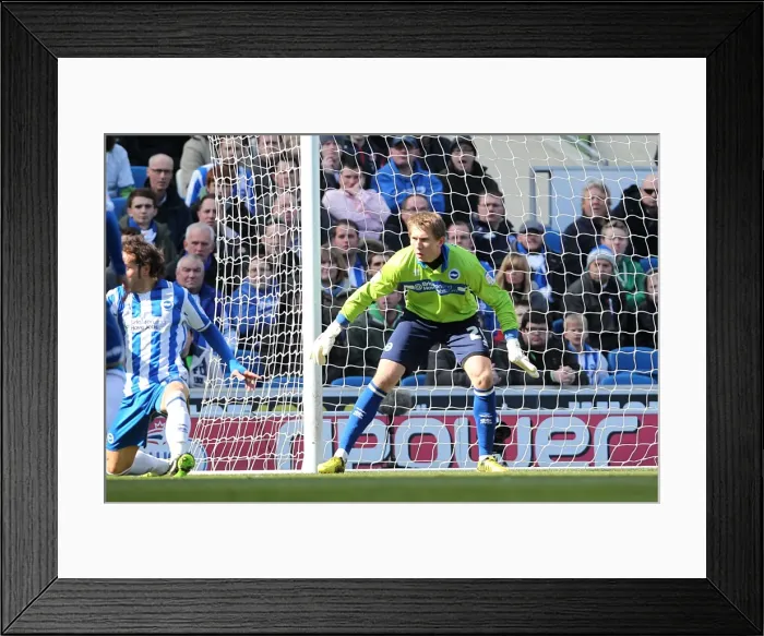 Framed Print : Brighton & Hove Albion vs. Leicester City (06-04-2013): A Glimpse into the 2012-13 Home Season