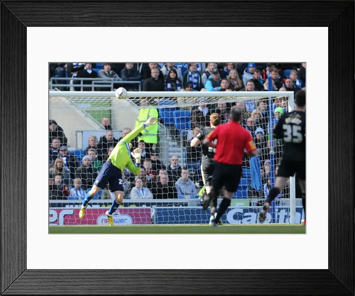 Framed Print : Brighton & Hove Albion vs. Leicester City (06-04-2013): A Nostalgic Look Back at Their Exciting Past Season Clash Framed Print : Brighton & Hove Albion vs. Leicester City (06-04-2013): A Nostalgic Look Back at Their Exciting Past Season Clash