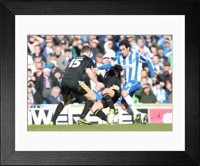 Framed Print : Brighton & Hove Albion vs. Leicester City (06-04-2013): A Glimpse into the 2012-13 Home Season