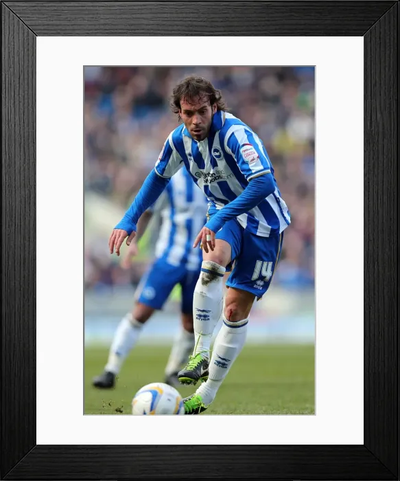 Framed Print : Brighton & Hove Albion vs Leicester City (06-04-2013) - 2012-13 Season Home Game Framed Print : Brighton & Hove Albion vs Leicester City (06-04-2013) - 2012-13 Season Home Game