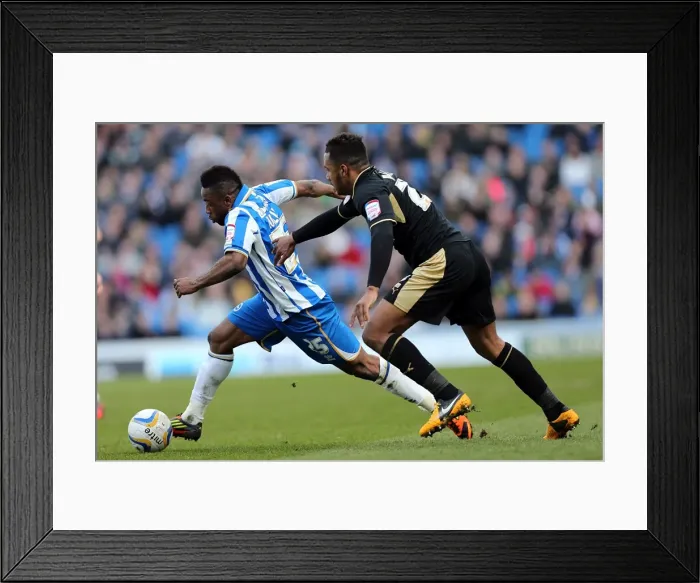 Framed Print : Brighton & Hove Albion vs. Leicester City (2012-13): A Memorable Home Victory - 06-04-2013 Framed Print : Brighton & Hove Albion vs. Leicester City (2012-13): A Memorable Home Victory - 06-04-2013