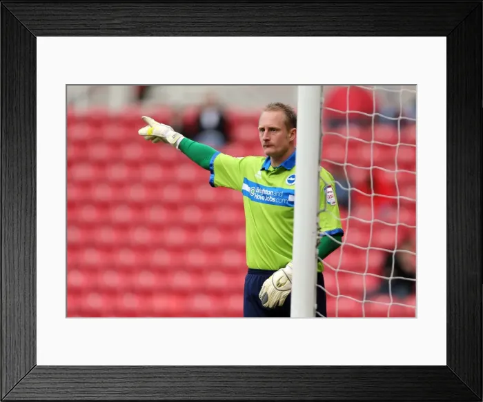 Framed Print : Casper Ankergren of Brighton & Hove Albion in Portrait Action at Middlesbrough, Championship Clash, April 13, 2013 Framed Print : Casper Ankergren of Brighton & Hove Albion in Portrait Action at Middlesbrough, Championship Clash, April 13, 2013