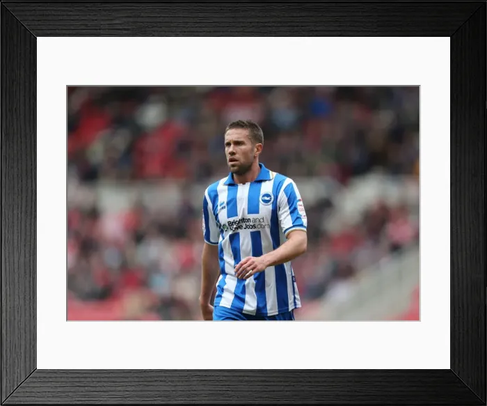 Framed Print : Matthew Upson of Brighton & Hove Albion in Action against Middlesbrough, April 13, 2013