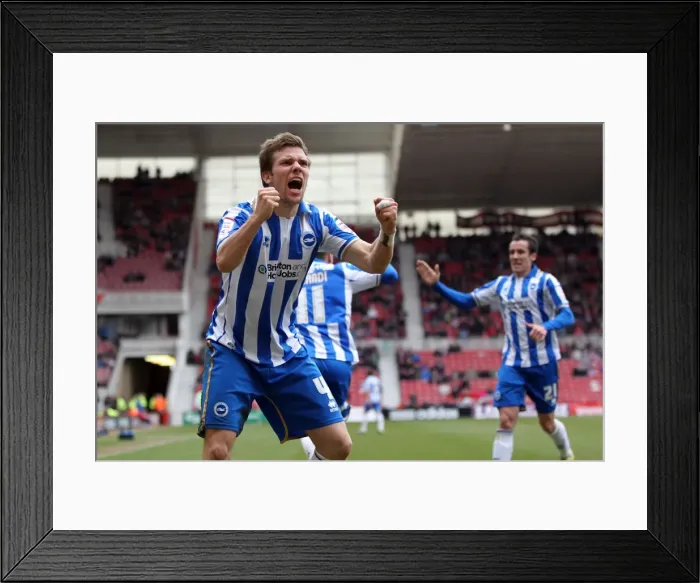 Framed Print : Brighton & Hove Albion vs. Middlesbrough: 2012-13 Away Game Framed Print : Brighton & Hove Albion vs. Middlesbrough: 2012-13 Away Game