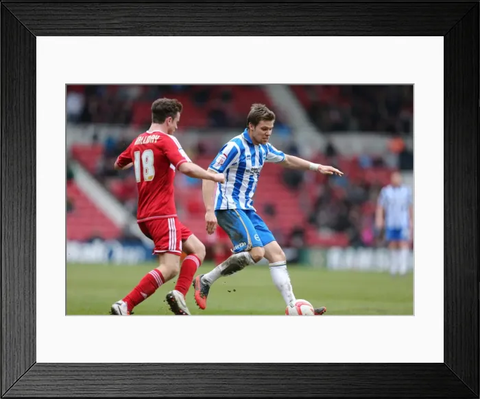 Framed Print : Brighton & Hove Albion vs. Middlesbrough: 2012-13 Away Game Framed Print : Brighton & Hove Albion vs. Middlesbrough: 2012-13 Away Game