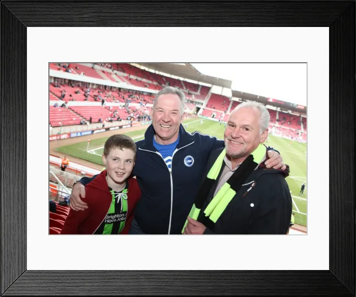 Framed Print : Brighton and Hove Albion FC: Away Days 2012-13 - A Sea of Supporters (Crowd Shots) Framed Print : Brighton and Hove Albion FC: Away Days 2012-13 - A Sea of Supporters (Crowd Shots)