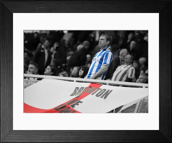 Framed Print : Brighton & Hove Albion vs. Middlesbrough: Away Game - April 13, 2013 Framed Print : Brighton & Hove Albion vs. Middlesbrough: Away Game - April 13, 2013