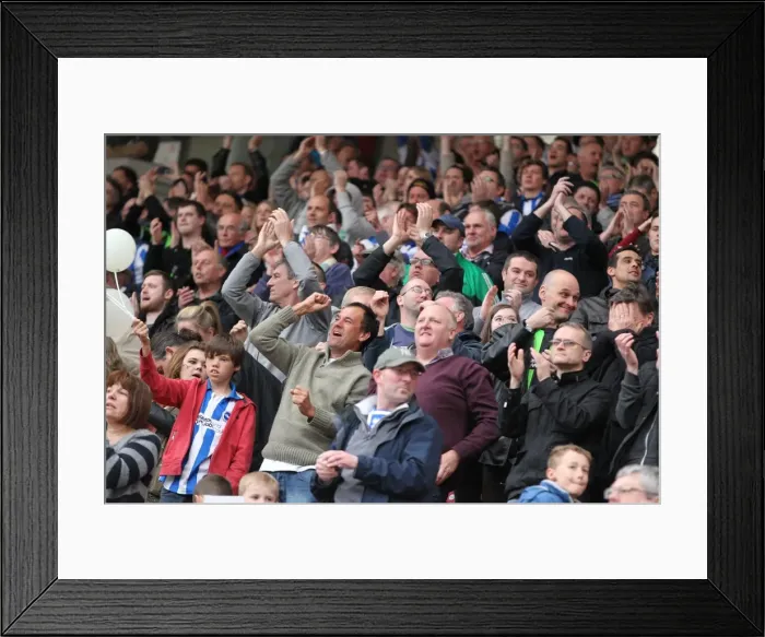 Framed Print : Brighton & Hove Albion vs. Middlesbrough: Away Game - April 13, 2013 (Season 2012-13) Framed Print : Brighton & Hove Albion vs. Middlesbrough: Away Game - April 13, 2013 (Season 2012-13)