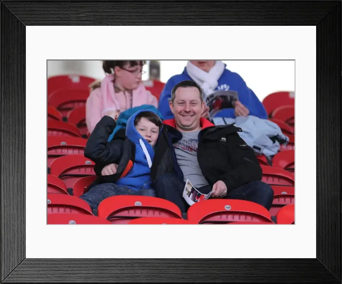 Framed Print : Brighton and Hove Albion FC: Away Days 2012-13 - Fans in Action (Crowd Shots) Framed Print : Brighton and Hove Albion FC: Away Days 2012-13 - Fans in Action (Crowd Shots)