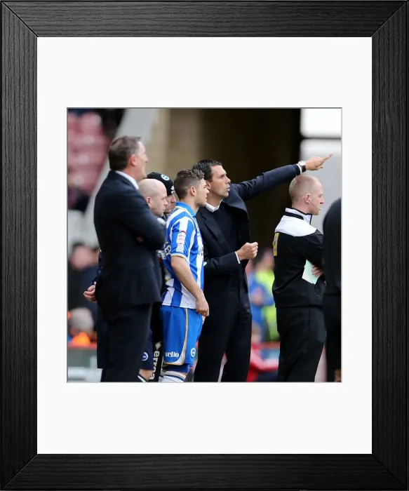 Framed Print : Brighton & Hove Albion vs. Middlesbrough: 2012-13 Away Game Framed Print : Brighton & Hove Albion vs. Middlesbrough: 2012-13 Away Game
