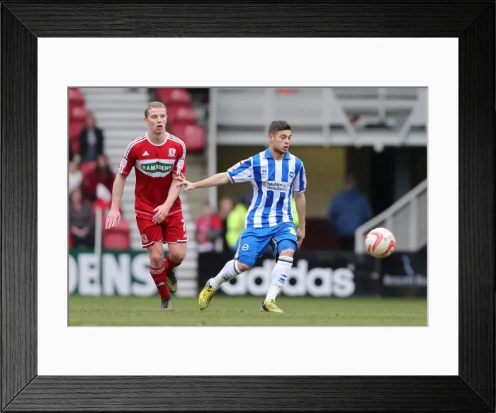 Framed Print : Brighton & Hove Albion vs. Middlesbrough: 2012-13 Away Game Framed Print : Brighton & Hove Albion vs. Middlesbrough: 2012-13 Away Game