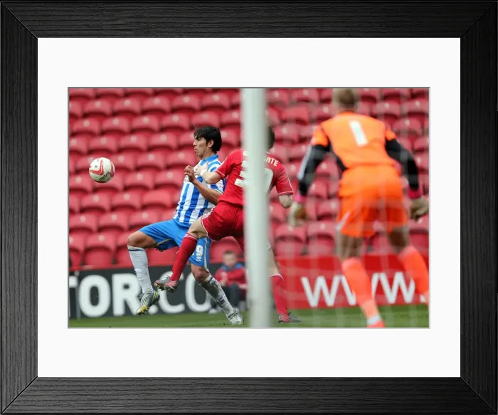 Framed Print : Brighton & Hove Albion vs. Middlesbrough: 2012-13 Away Game Framed Print : Brighton & Hove Albion vs. Middlesbrough: 2012-13 Away Game