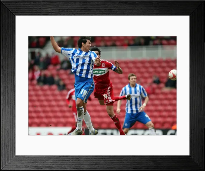 Framed Print : Brighton & Hove Albion vs. Middlesbrough: 2012-13 Away Game