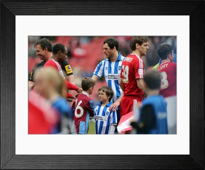 Framed Print : Brighton & Hove Albion vs. Middlesbrough: 2012-13 Away Game