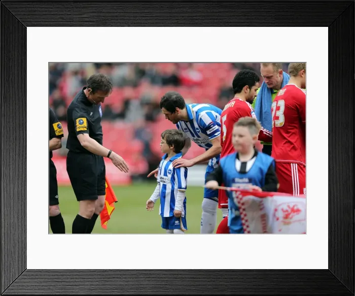 Framed Print : Brighton & Hove Albion vs. Middlesbrough: Away Game - April 13, 2013 Framed Print : Brighton & Hove Albion vs. Middlesbrough: Away Game - April 13, 2013
