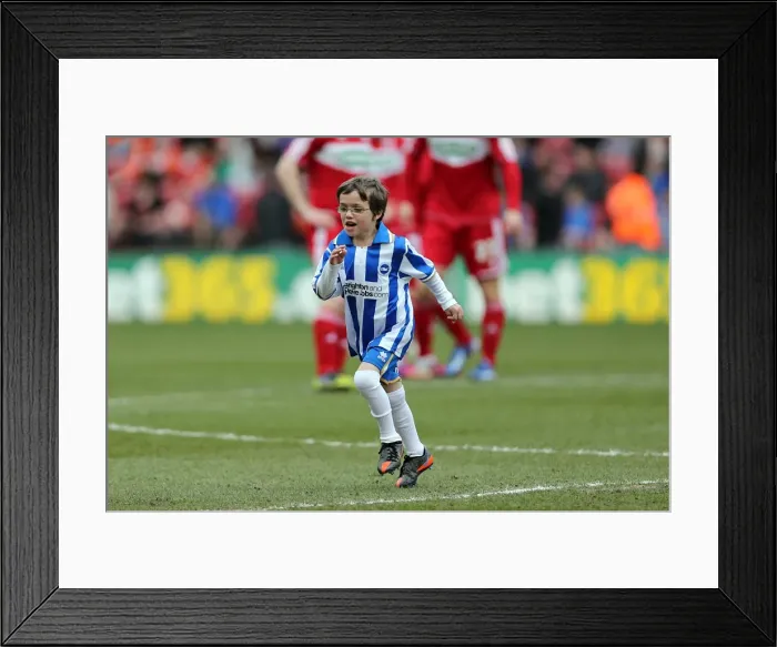 Framed Print : Brighton & Hove Albion vs. Middlesbrough: Away Game - April 13, 2013 Framed Print : Brighton & Hove Albion vs. Middlesbrough: Away Game - April 13, 2013