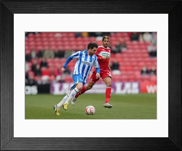 Framed Print : Brighton & Hove Albion vs. Middlesbrough: 2012-13 Away Game Framed Print : Brighton & Hove Albion vs. Middlesbrough: 2012-13 Away Game
