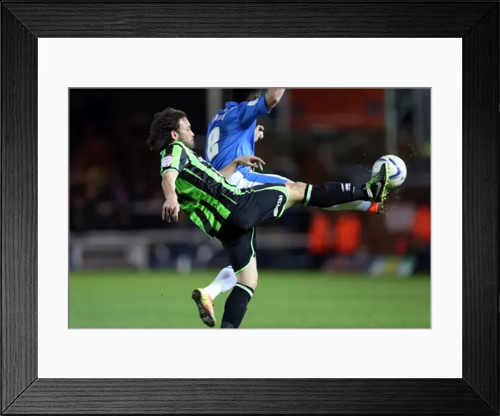 Framed Print : Inigo Calderon: Championship Battle - Brighton & Hove Albion vs. Middlesbrough (April 13, 2013) & Peterborough (April 16, 2013) Framed Print : Inigo Calderon: Championship Battle - Brighton & Hove Albion vs. Middlesbrough (April 13, 2013) & Peterborough (April 16, 2013)