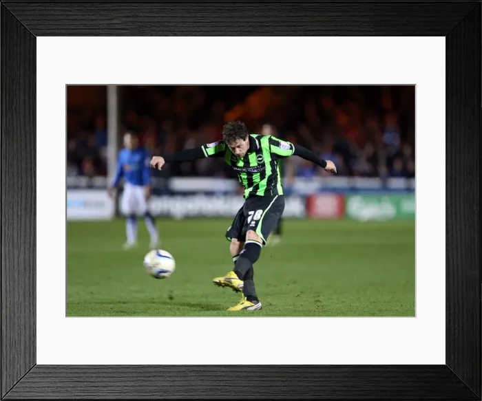 Framed Print : Brighton & Hove Albion vs Middlesbrough: Wayne Bridge in Action at Peterborough's London Road, Championship Match, 16th April 2013 Framed Print : Brighton & Hove Albion vs Middlesbrough: Wayne Bridge in Action at Peterborough's London Road, Championship Match, 16th April 2013