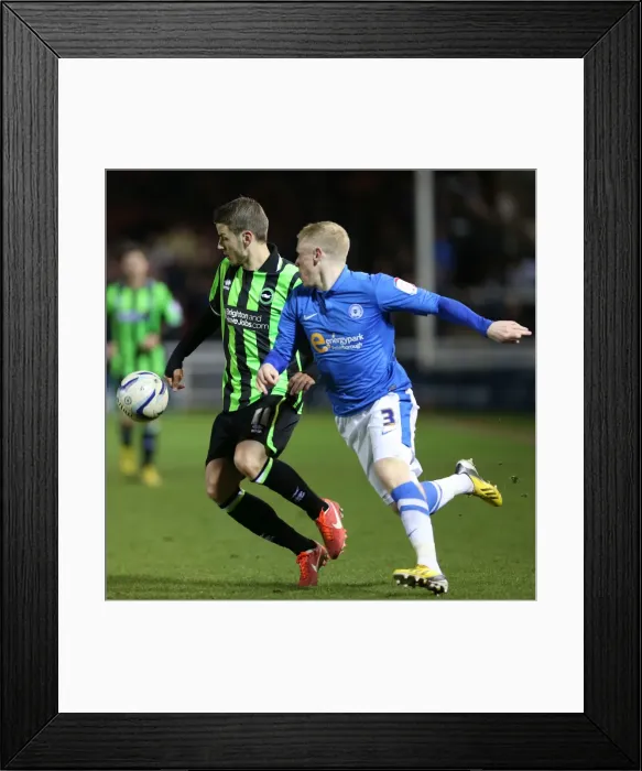 Framed Print : Brighton & Hove Albion vs. Peterborough United (Away), 16-04-2013 Framed Print : Brighton & Hove Albion vs. Peterborough United (Away), 16-04-2013