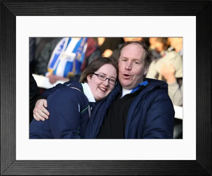 Framed Print : Brighton and Hove Albion FC: Away Days 2012-13 - Fan Crowd Photos Framed Print : Brighton and Hove Albion FC: Away Days 2012-13 - Fan Crowd Photos