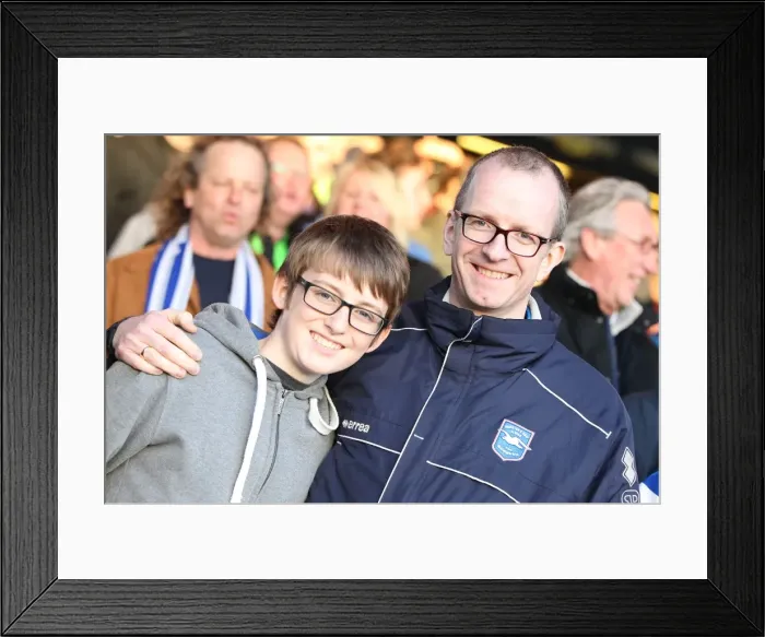 Framed Print : Brighton and Hove Albion: Sea of Supporters - Away Games 2012-13 Framed Print : Brighton and Hove Albion: Sea of Supporters - Away Games 2012-13