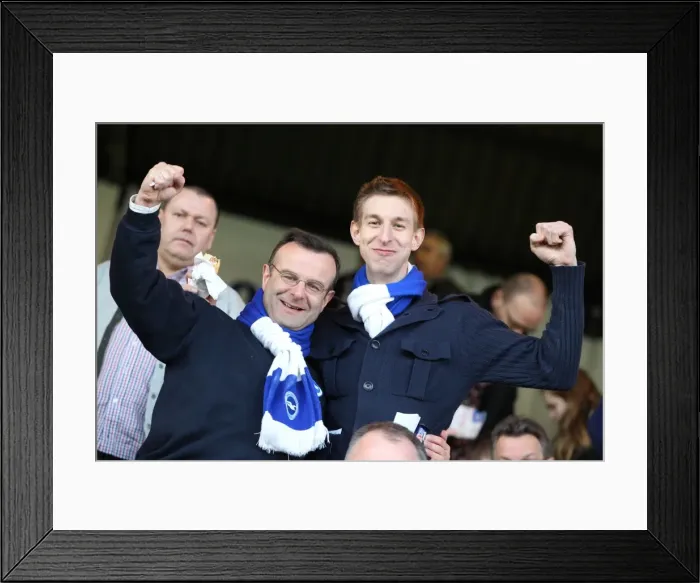 Framed Print : Sea of Supporters: Brighton and Hove Albion Away Games 2012-13 Framed Print : Sea of Supporters: Brighton and Hove Albion Away Games 2012-13