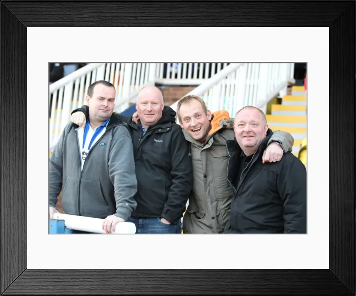 Framed Print : Sea of Supporters: Brighton and Hove Albion Away Games 2012-13