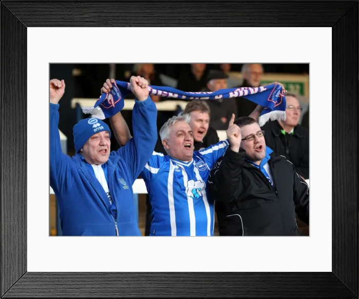 Framed Print : Brighton and Hove Albion FC: A Sea of Supporters - Away Days 2012-13 Framed Print : Brighton and Hove Albion FC: A Sea of Supporters - Away Days 2012-13