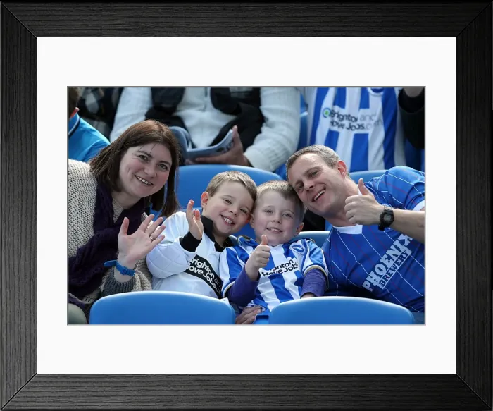 Framed Print : Brighton & Hove Albion FC: Electric Atmosphere at The Amex (2012-2013) Framed Print : Brighton & Hove Albion FC: Electric Atmosphere at The Amex (2012-2013)