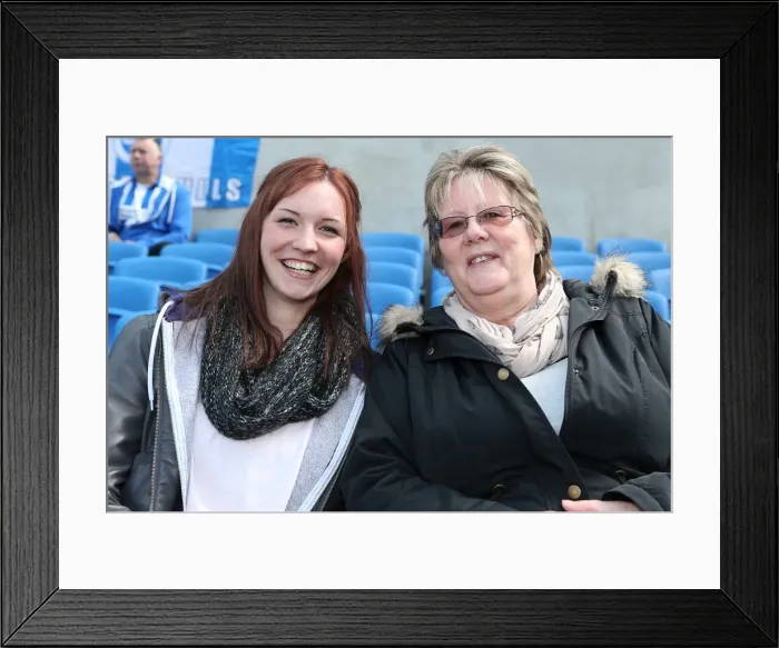 Framed Print : Brighton & Hove Albion: Electric Atmosphere at The Amex (2012-2013) - Fans in Action Framed Print : Brighton & Hove Albion: Electric Atmosphere at The Amex (2012-2013) - Fans in Action