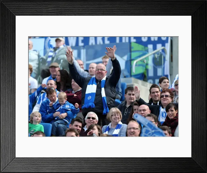 Framed Print : Brighton & Hove Albion vs. Blackpool (2012-13 Home Game) Framed Print : Brighton & Hove Albion vs. Blackpool (2012-13 Home Game)