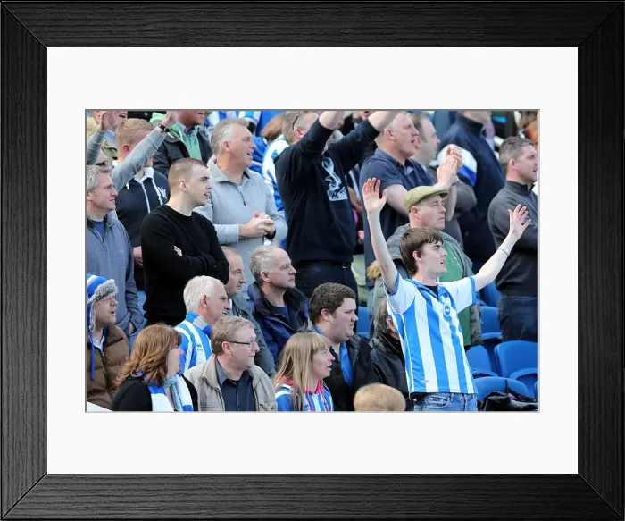 Framed Print : Brighton & Hove Albion vs. Blackpool (2012-13 Home Game: April 20, 2013) Framed Print : Brighton & Hove Albion vs. Blackpool (2012-13 Home Game: April 20, 2013)