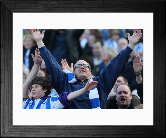 Framed Print : Brighton & Hove Albion vs. Blackpool: A Nostalgic Look Back at the 2012-13 Home Game Framed Print : Brighton & Hove Albion vs. Blackpool: A Nostalgic Look Back at the 2012-13 Home Game