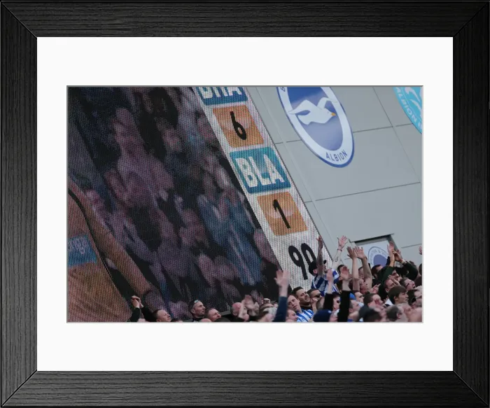 Framed Print : Brighton & Hove Albion vs. Blackpool: 2012-13 Home Game Highlights (April 20, 2013) Framed Print : Brighton & Hove Albion vs. Blackpool: 2012-13 Home Game Highlights (April 20, 2013)