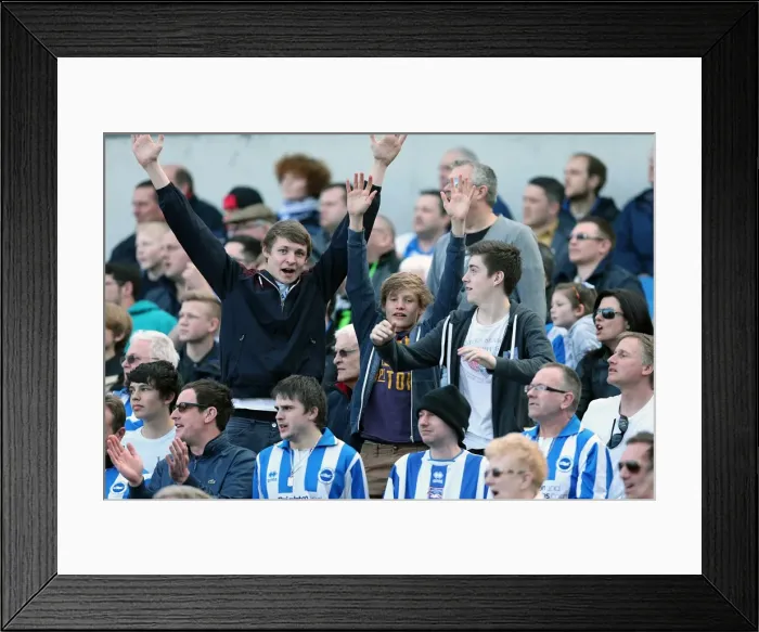 Framed Print : Brighton & Hove Albion vs. Blackpool (2012-13 Home Game) Framed Print : Brighton & Hove Albion vs. Blackpool (2012-13 Home Game)