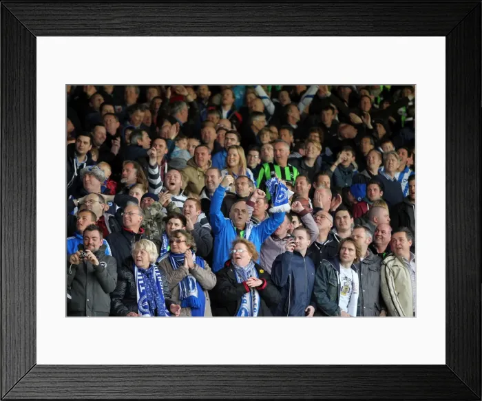 Framed Print : Brighton & Hove Albion vs. Leeds United: 2012-13 Away Game Framed Print : Brighton & Hove Albion vs. Leeds United: 2012-13 Away Game