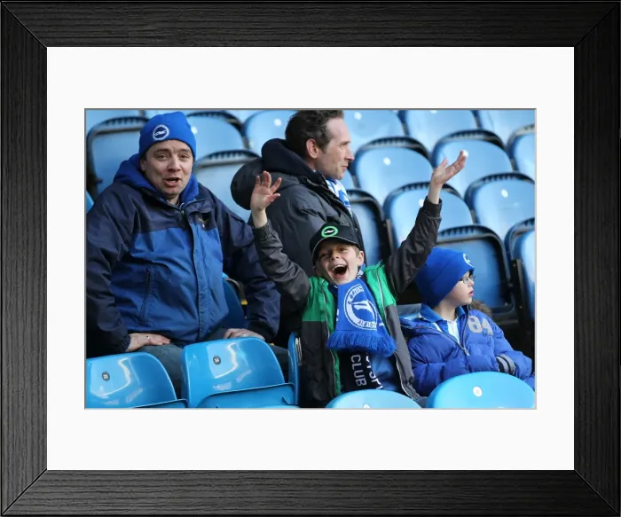 Framed Print : Brighton & Hove Albion vs. Leeds United: 2012-13 Away Game Framed Print : Brighton & Hove Albion vs. Leeds United: 2012-13 Away Game