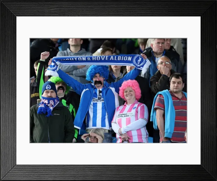 Framed Print : Brighton and Hove Albion FC: Unforgettable Away Day Crowd Moments (2012-2013) Framed Print : Brighton and Hove Albion FC: Unforgettable Away Day Crowd Moments (2012-2013)