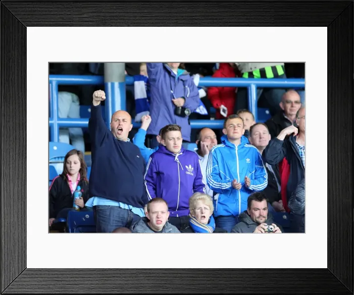 Framed Print : Brighton & Hove Albion vs. Leeds United (Away) - 2012-13 Season